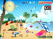 Флеш игра онлайн Пляж Декор